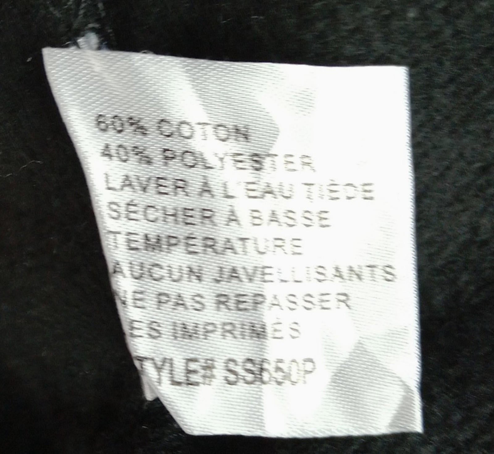 Cher Hoodie Men's UK Size M Black Hooded Pockets Cotton Rich Easy Care