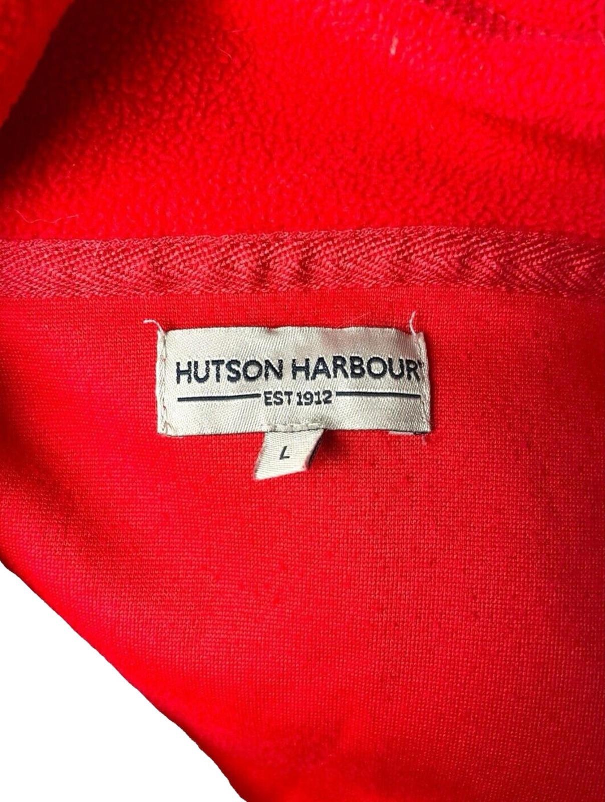 Hutson Harbour Bright Red Fleece Jumper Thin Fleece Women’s UK Size L (14-16)
