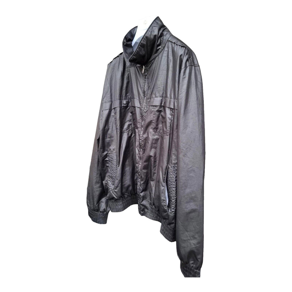 Topman Summer Jacket Black Bomber Lightweight Men's UK Size 2XL