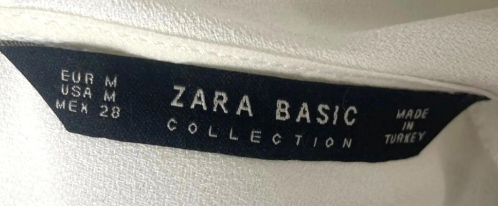Zara Vest Top Blouse White Satin Ruffled Collar Women's UK Size M