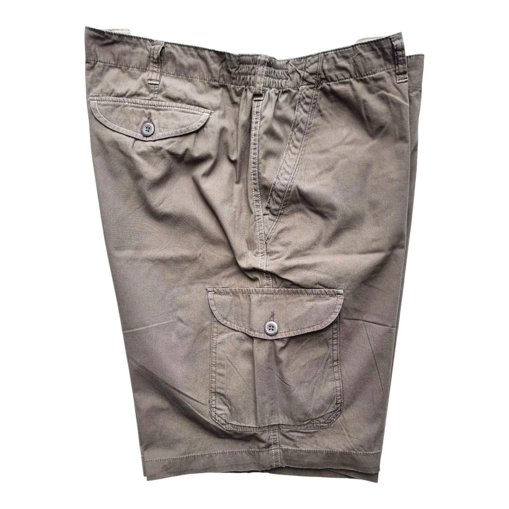 Premier Man Combat Shorts Brown Chino Cargo Pockets Men's UK Size 3XL 46" Waist