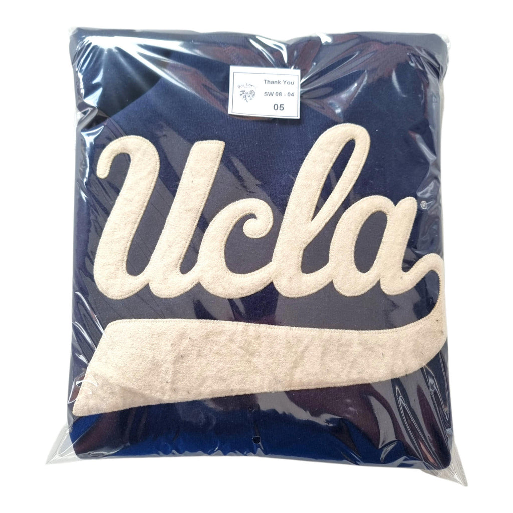 Ucla Hoodie Men's UK Size M Blue Jesrsey Hooded Pockets Sports Russell Athletic
