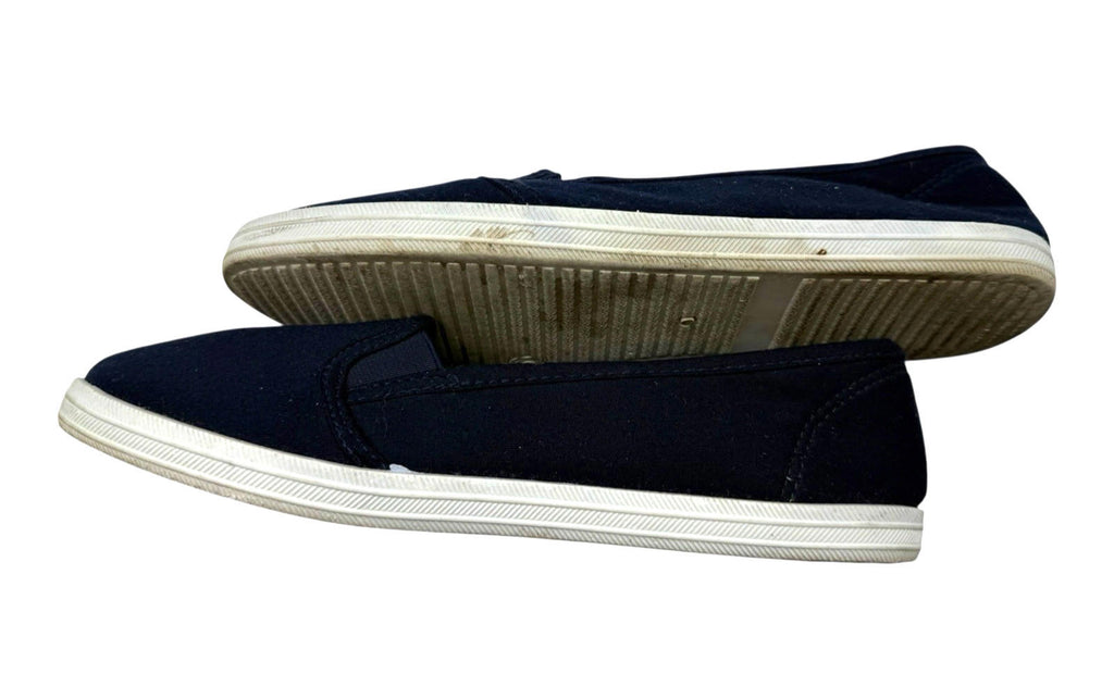 Platino Navy Blue Flat Slip On Shoes Memory Foam Sole Women’s UK Size