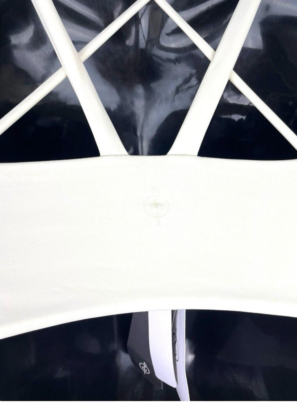 Stradivarius Co Ord Set Women’s UK Size XS Shorts & Crop Top Padded Ivory Lycra