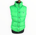 Jack Wills Padded Gilet Jacket Women’s UK Size 10 Sleeveless Bright Green