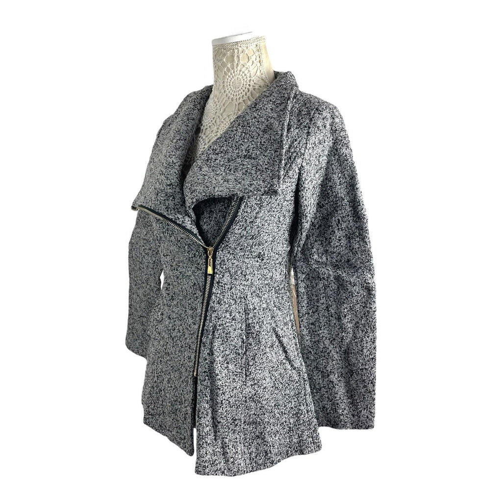 Airydress Coat Jacket Grey Speckled Mid Length Women’s UK Size S