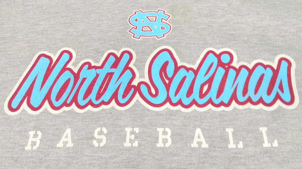 USA High School Baseball Hoodie Men's UK Size M Grey Jersey Hooded Pockets