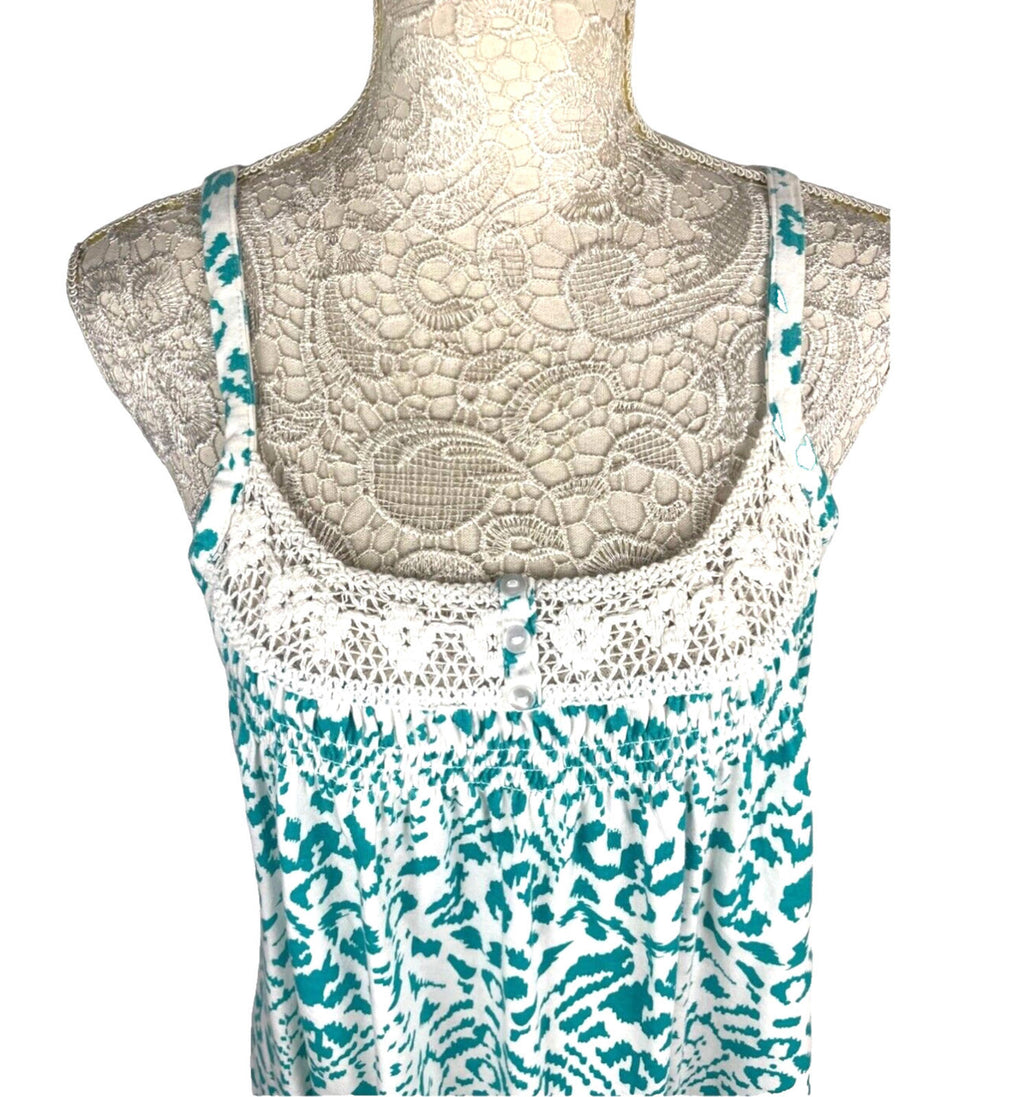 Bonmarche Vest Top Blouse Women's UK Size 12 Crochet Detail