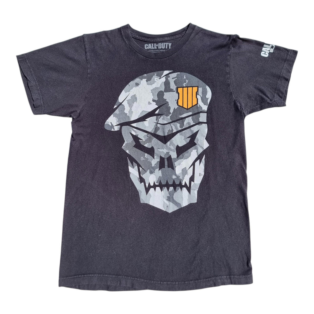 Call Of Duty Graphic Print T-Shirt Men's UK Size M Black Crew Neck 100% Cotton