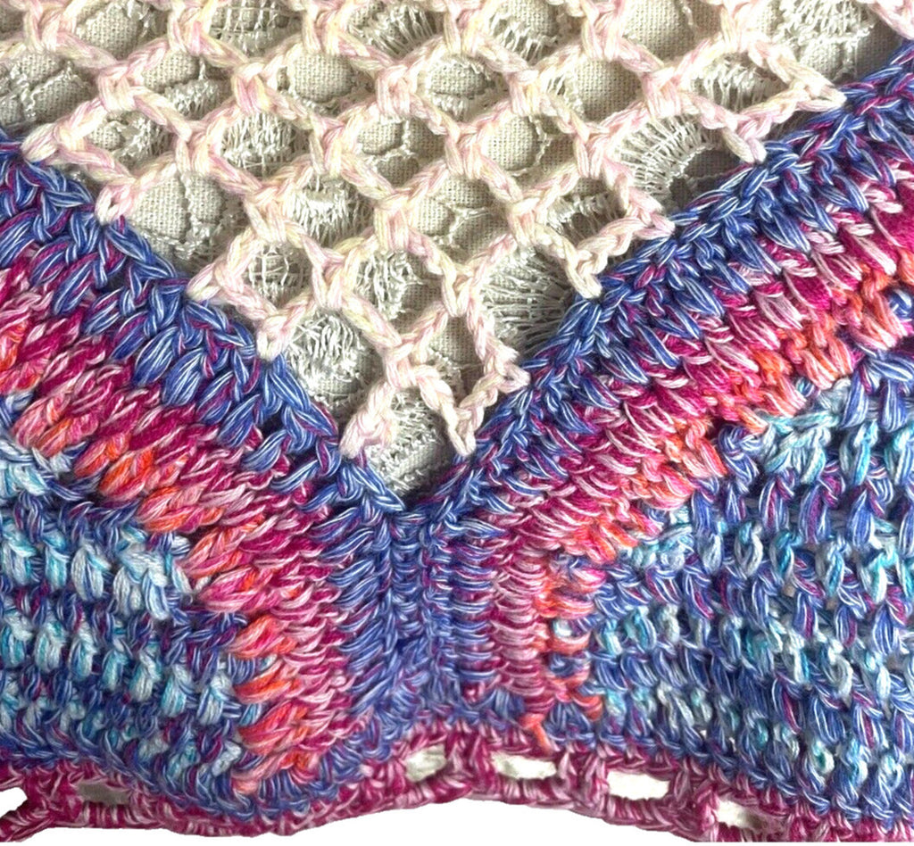 Zara Crochet Knit Halter Crop Top Summer Women's UK Size Large