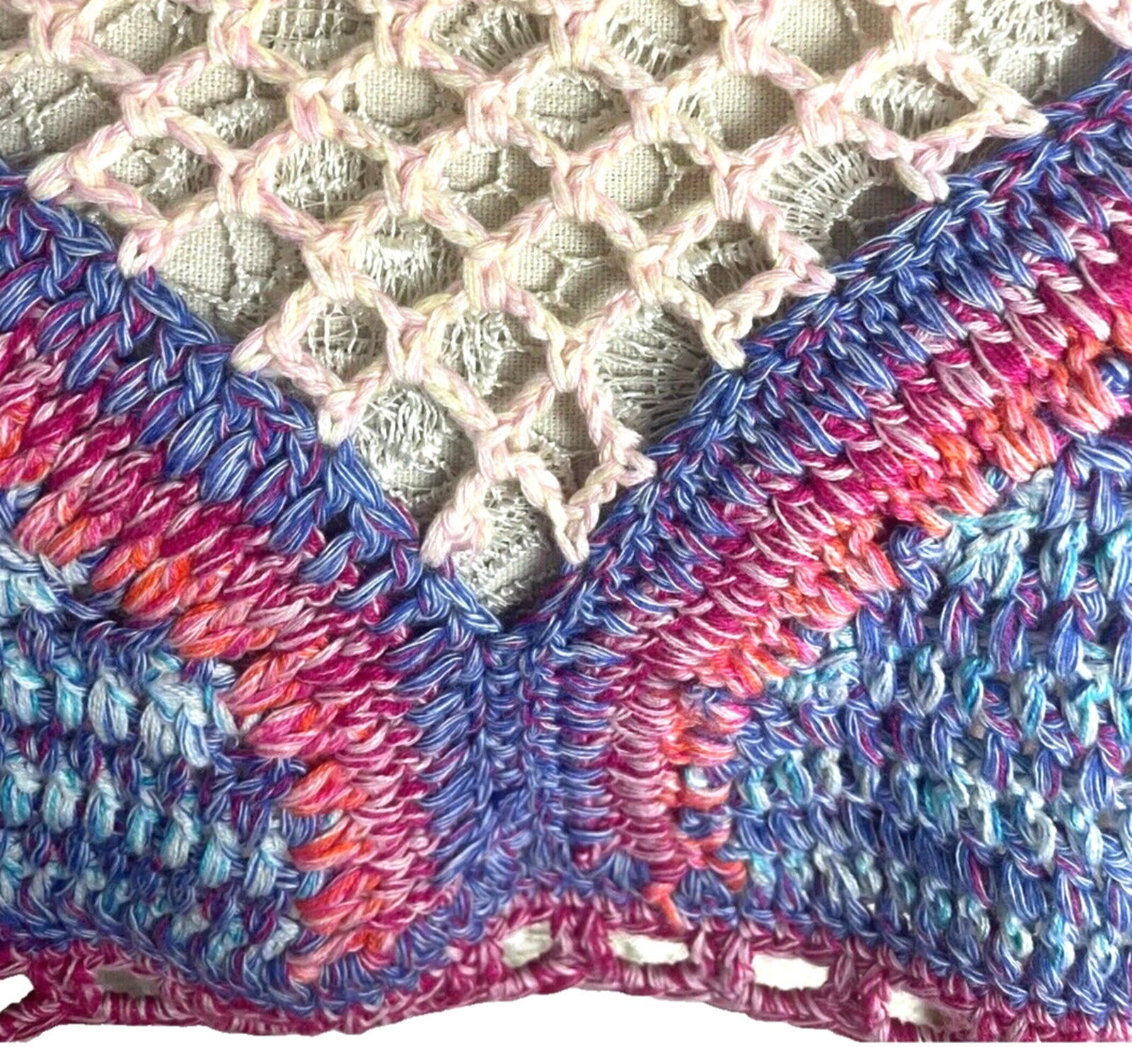 Zara Crochet Knit Halter Crop Top Summer Women's UK Size Large