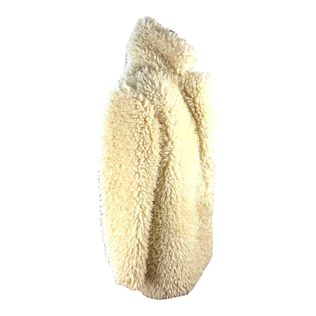 JGL Cream Teddy Fleece Coat Jacket Collared Relaxed Fit Women’s UK Size 8