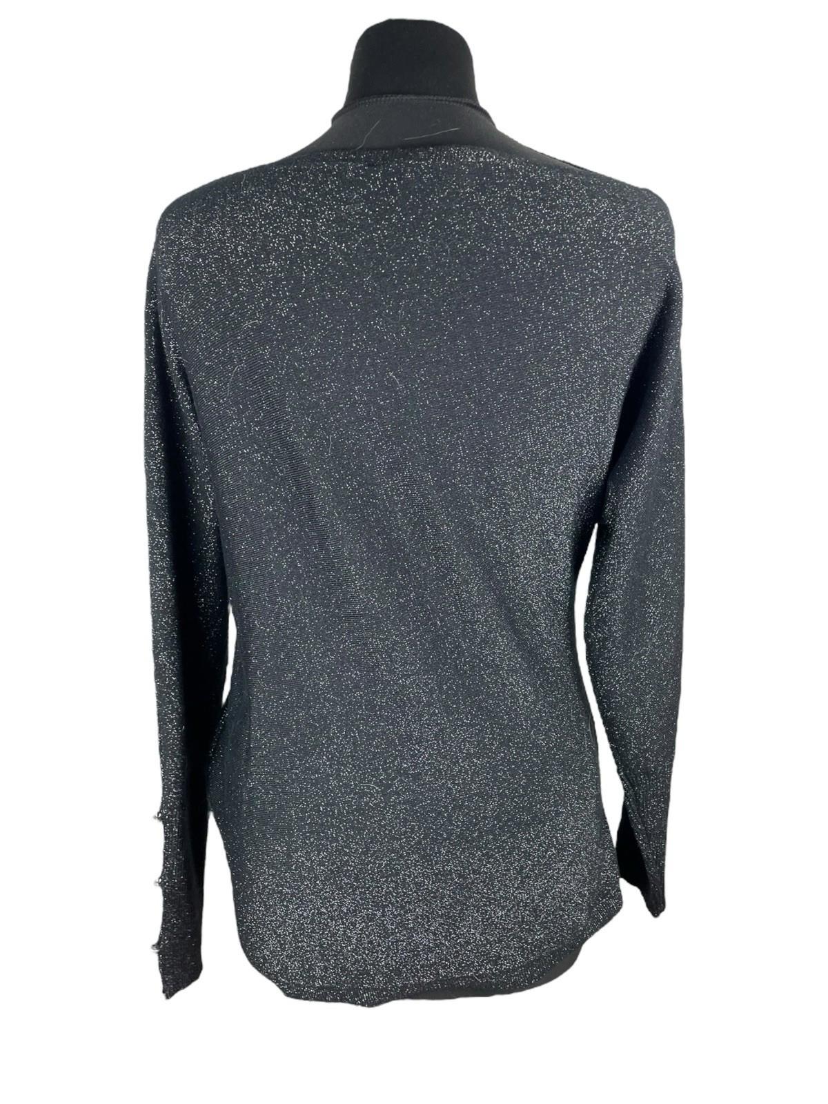 Sosander Black Sparkle Jumper Long Sleeve Women’s UK Size S