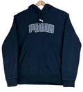 Puma Hoodie Men's UK Size S Black Jersey Graphic Print Drawstring