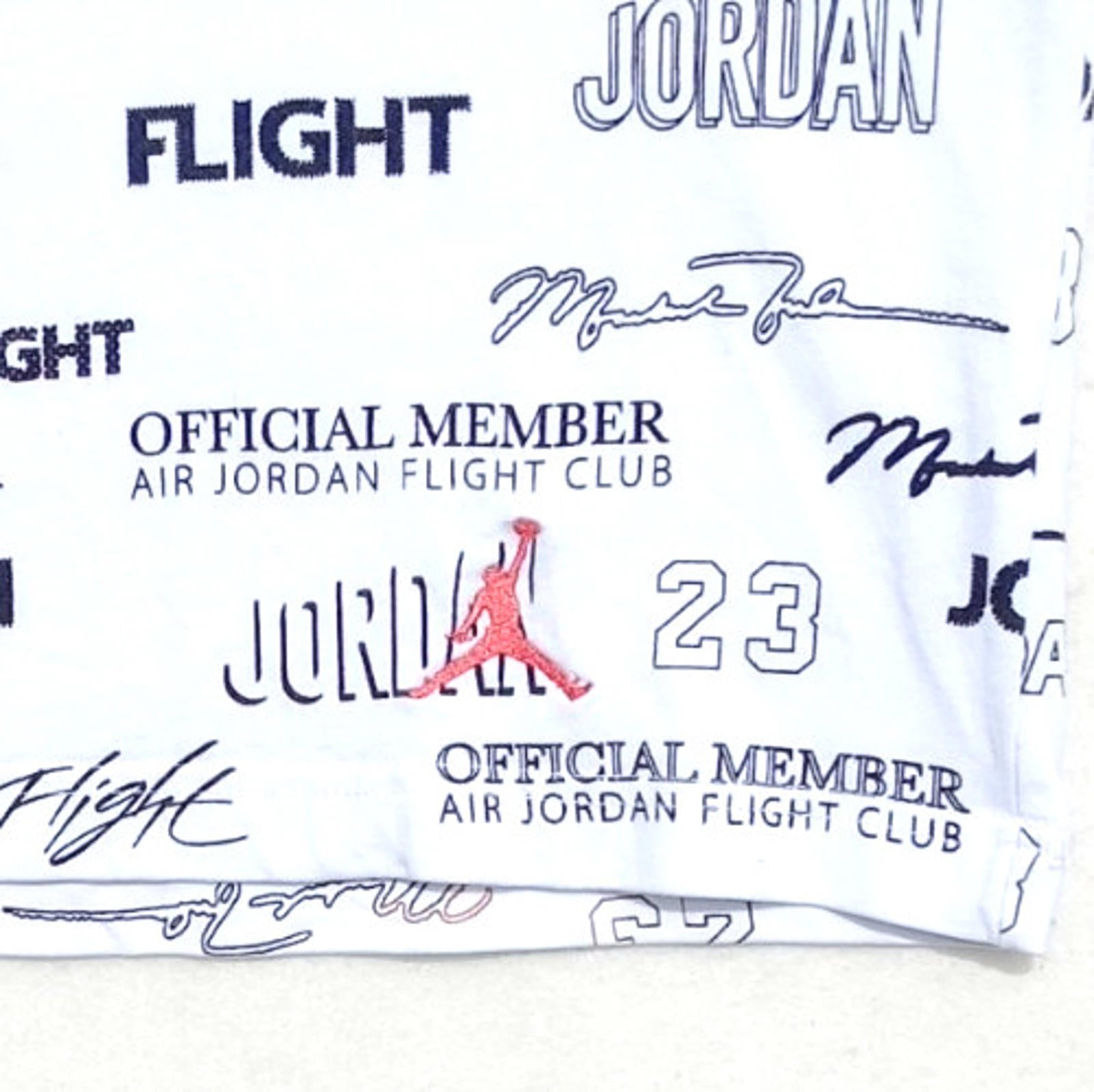 Nike Air Jordon T Shirt Men's UK Size M White 100% Cotton Graphic Print