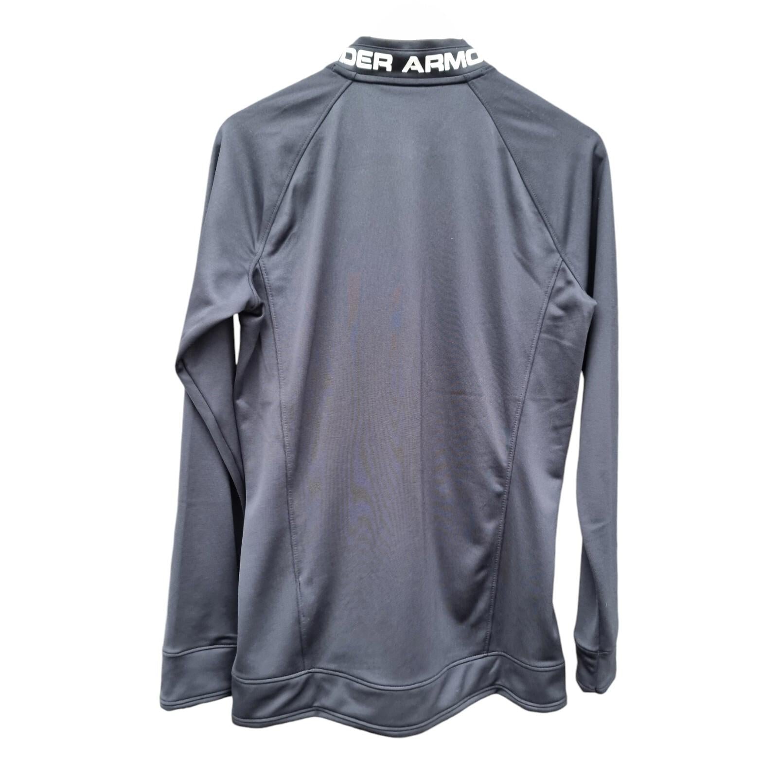 Under Armour Jacket Men's UK Size S Challenger III Black Sports Pockets Zip Logo