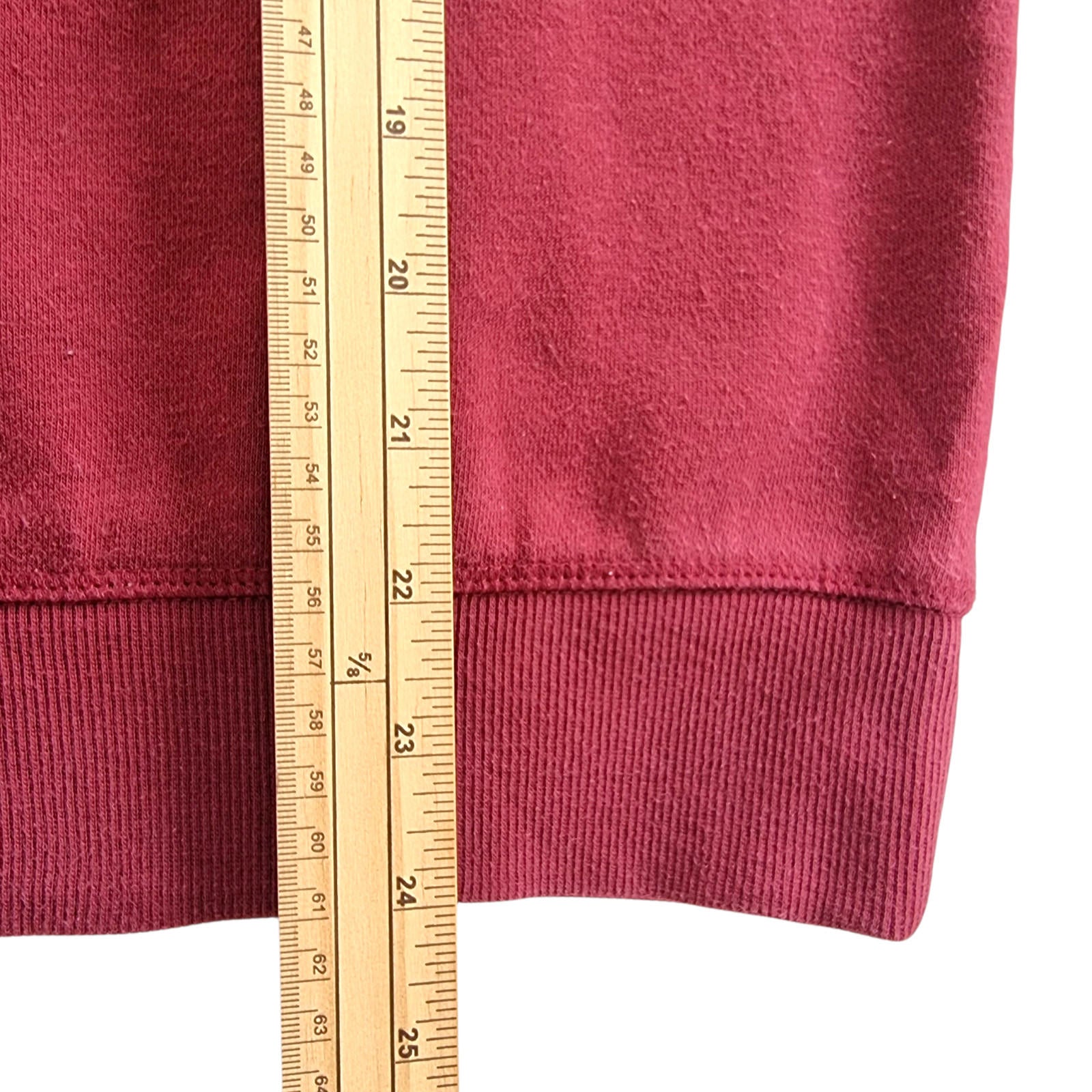 H&M Harvard Hoodie University Men's UK Size M Red Jersey Hooded Pockets Sports