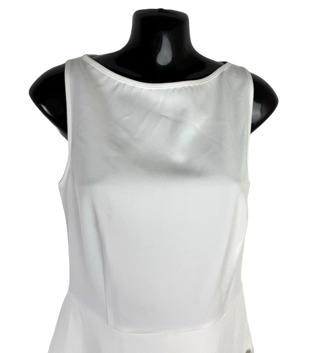 Pretty Little Thing White Romper Playsuit Vintage Look Women’s UK Size 8
