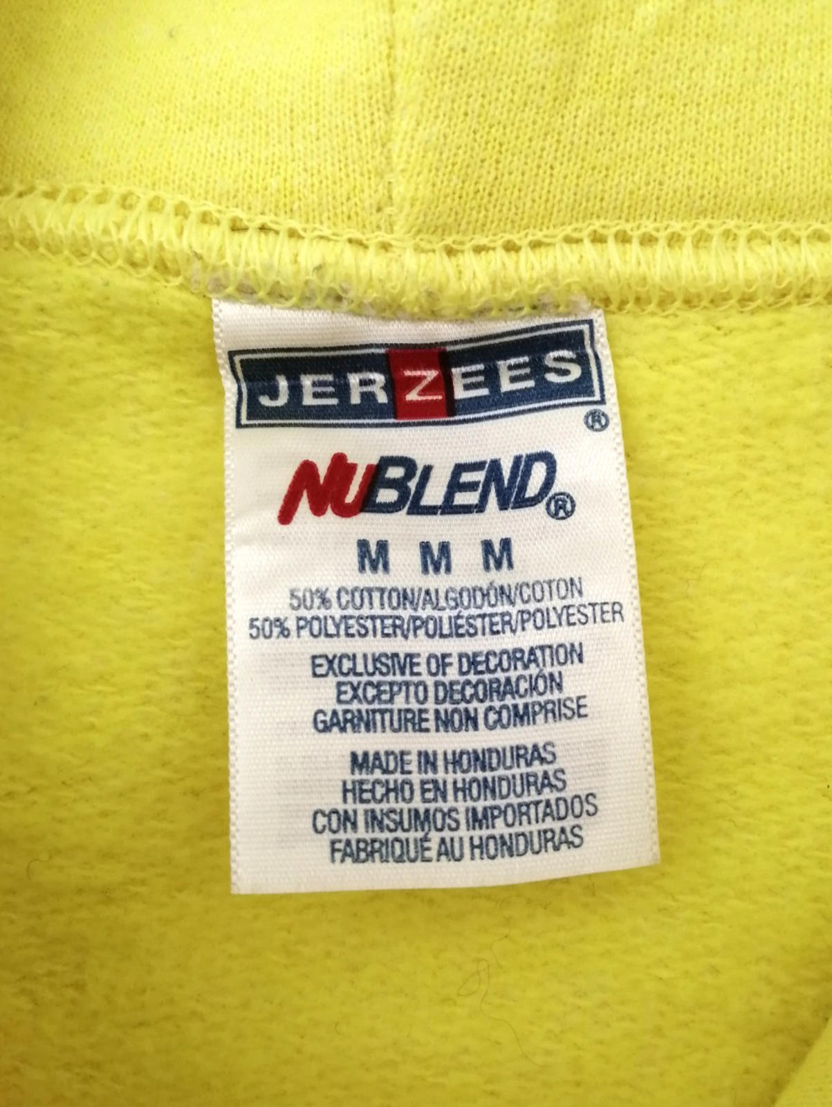 Boston BSSC Champions Hoodie Men's Size M Yellow Jersey Hooded Pockets Sports
