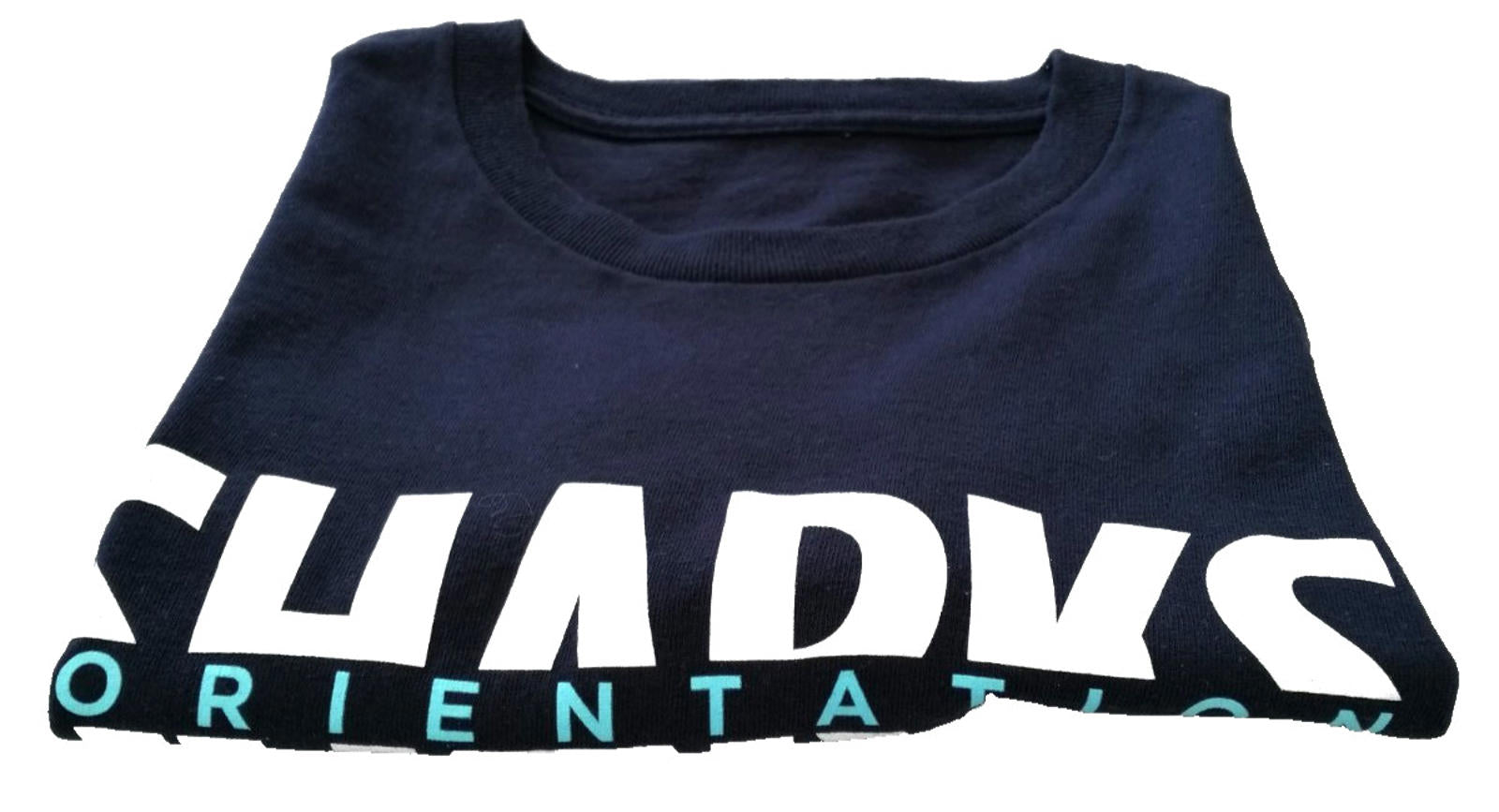 Sharks Uni Graphic Print T-Shirt Men's Size S  Navy Crew Neck 100% Cotton