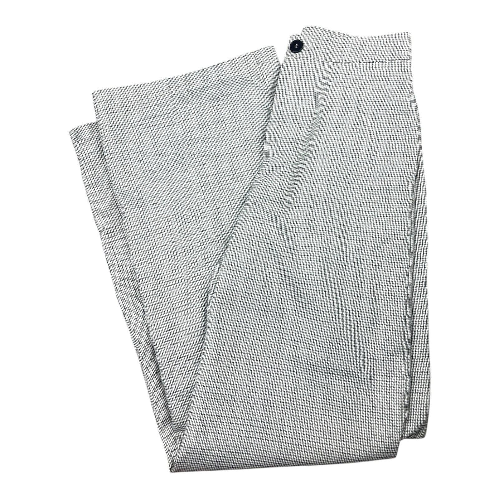 Pretty Little Thing Wide Leg Trousers High Waist Check Women’s UK Size 8