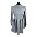 New Look Grey Mini Dress High Neck Long Sleeve Women’s UK Size 8