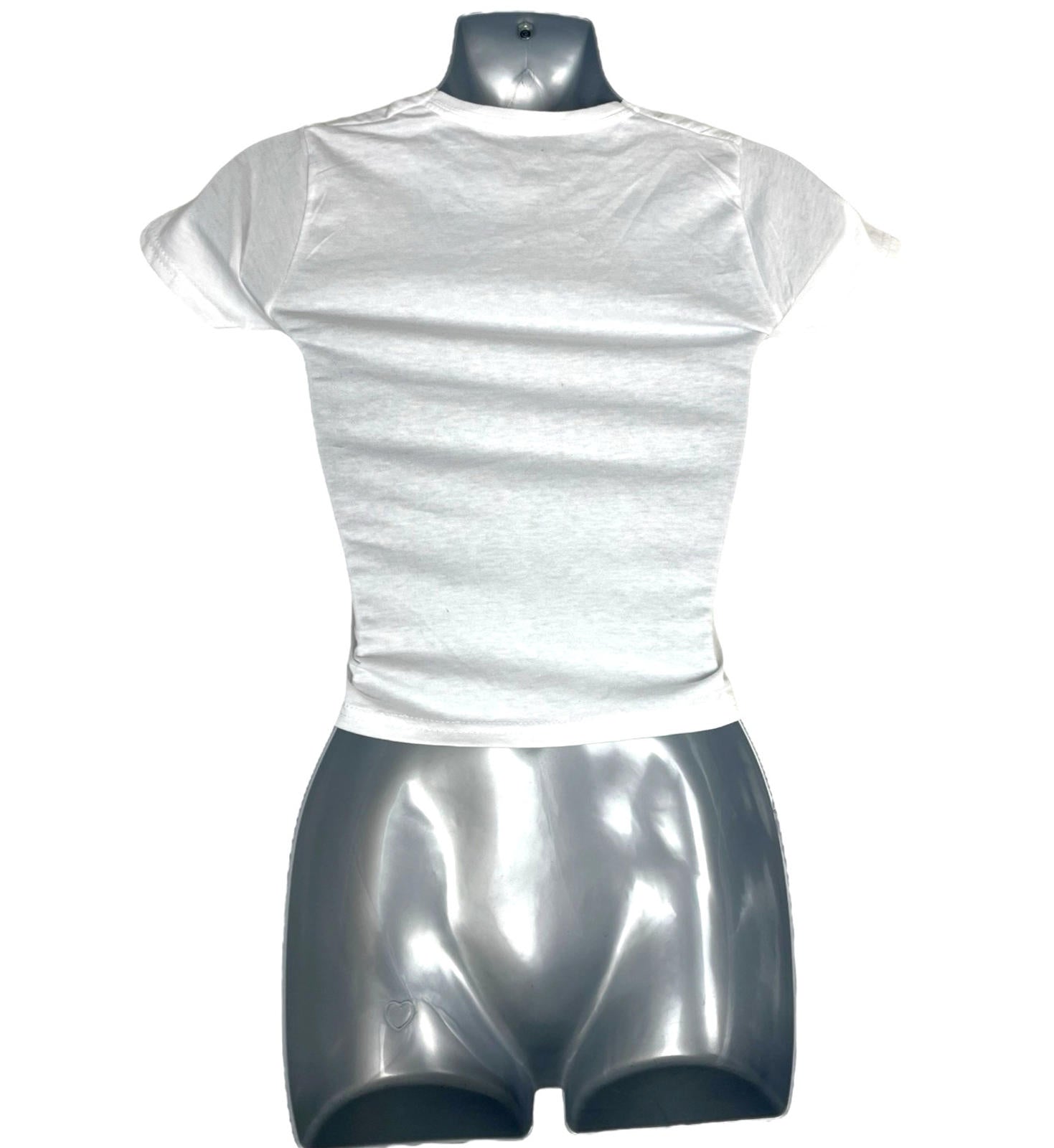 Graphic Print Crop T-Shirt Top Women’s UK Size XS Taylor Swift Crew Neck Jersey