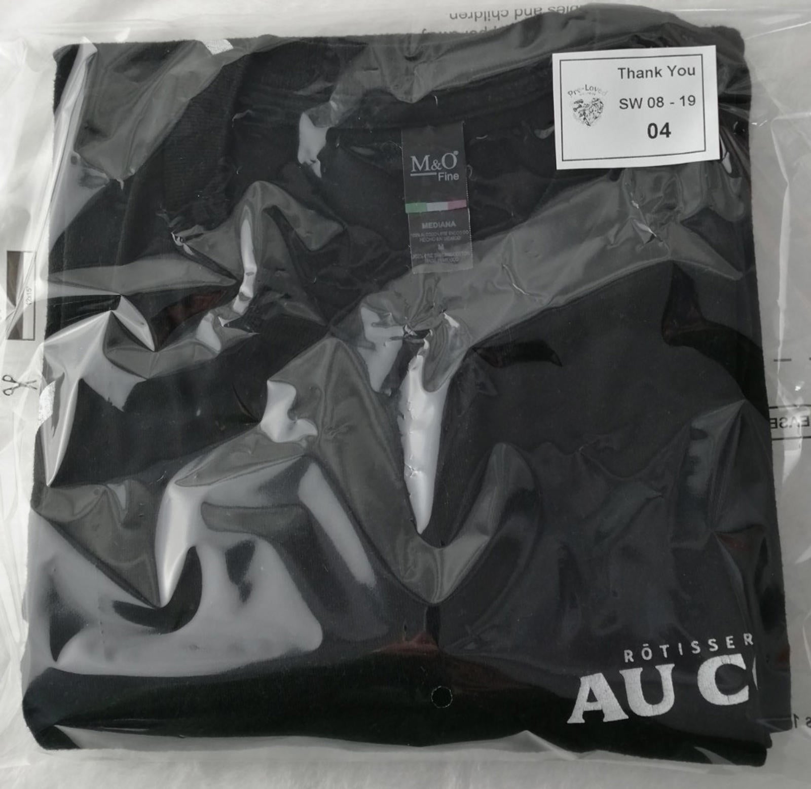Chicken Graphic Print T-Shirt Men's Size M Black Crew Neck 100% Preshrunk Cotton