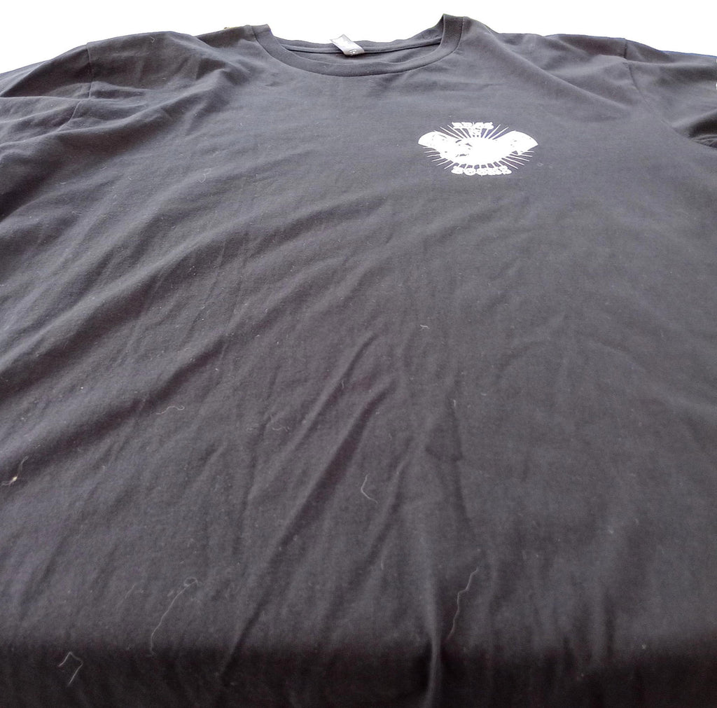 Brothers In Books Graphic Print T-Shirt Men's UK Size XL Black 100% Cotton