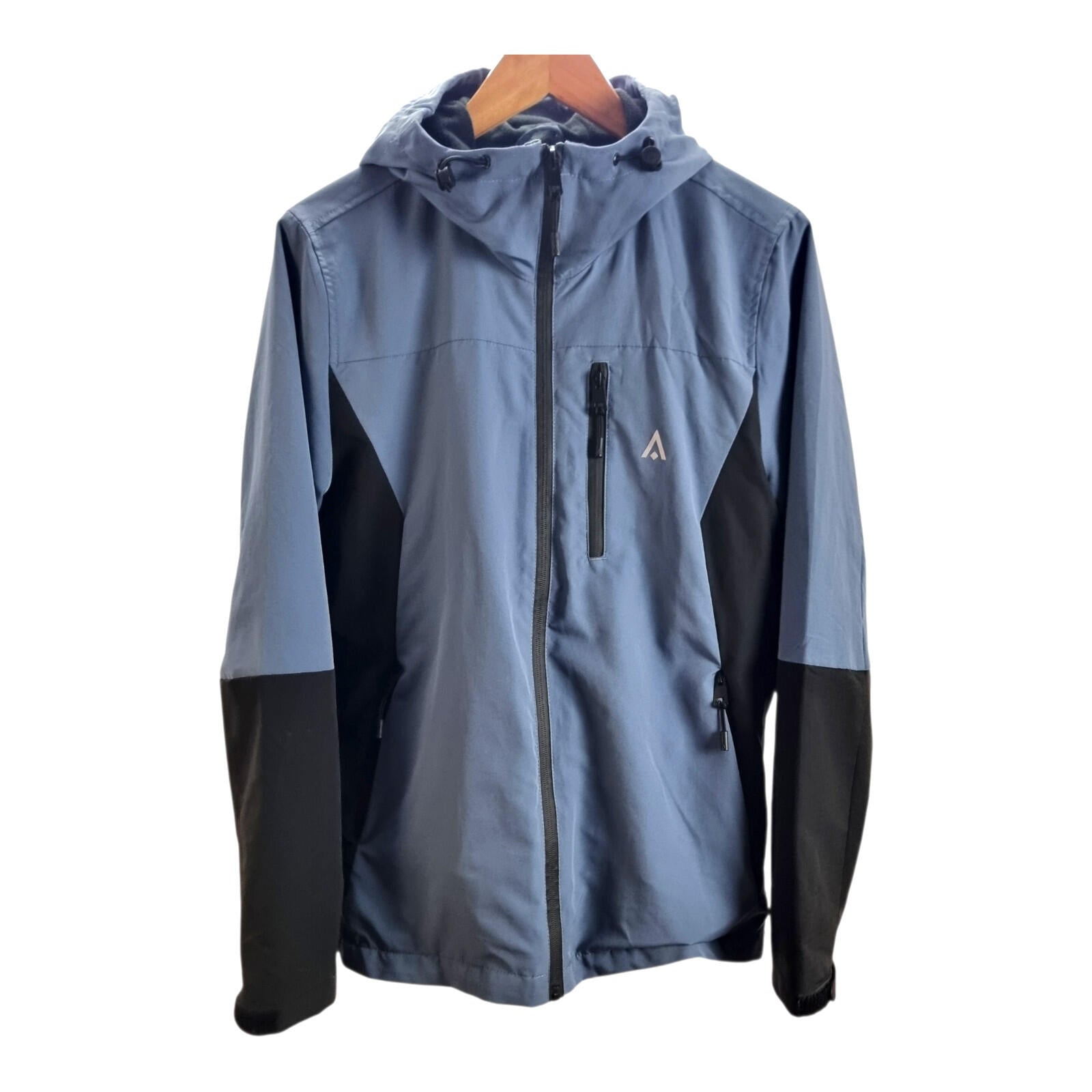 Glacier Point Jacket Men's UK Size S Blue Hooded Softshell Fleece Lined Coat