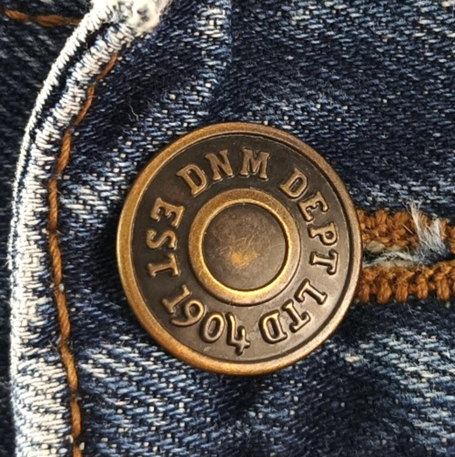 Burton Jeans Men's UK Size W30 L32 Blue Denim 5 Pocket Straight 100% Cotton