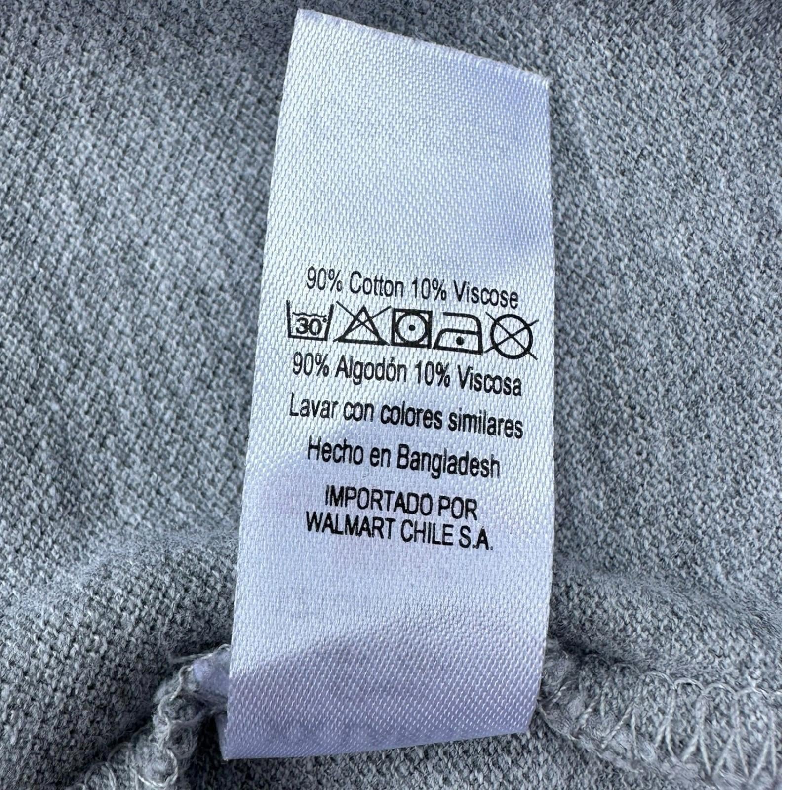 George Polo Shirt Men's UK Size 2XL Grey Short Sleeve Collar Summer