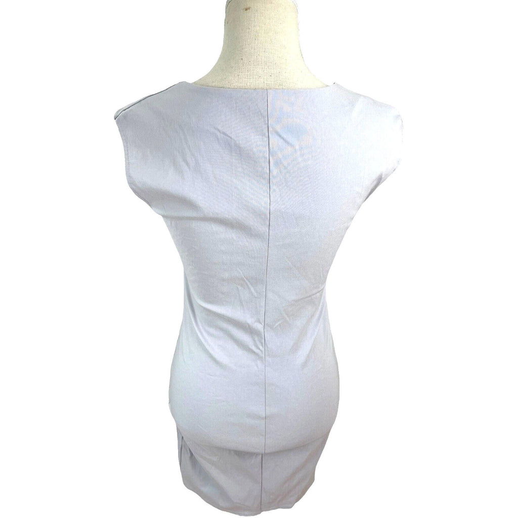 Lilac Formal Maternity Mini Dress UK Size 8 Stretch