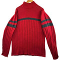 Nautica Knit Jumper Men's UK Size 2XL Red Stripe Embroidered Logo Sweater