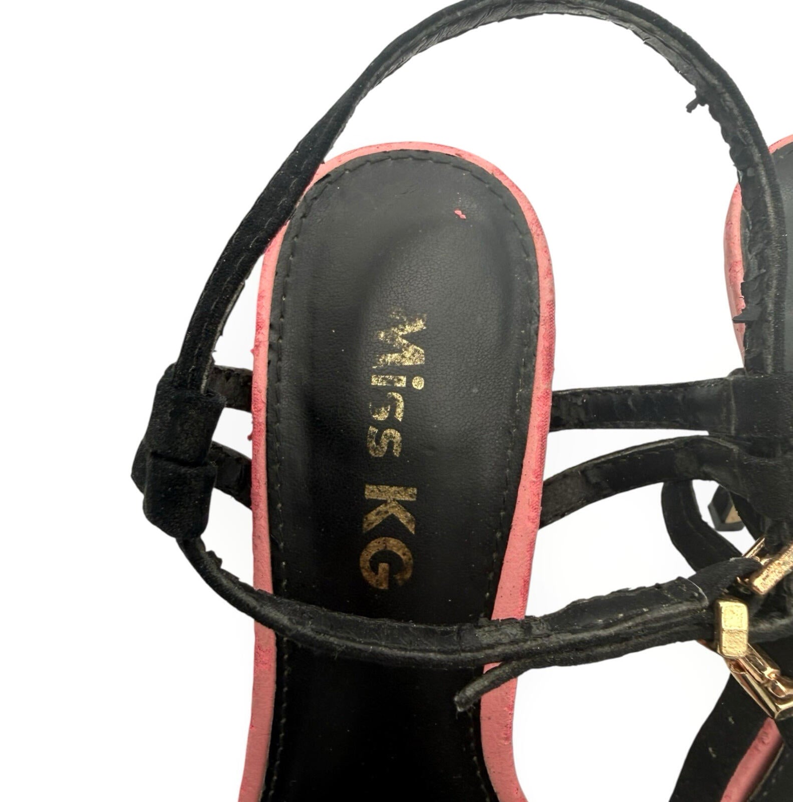 Miss KG Leopard Sling-Back Stiletto Shoes Women’s UK Size 6 Pony Fur Kurt Geiger