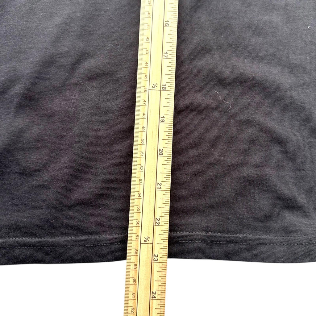 Puma T-Shirt Teen Age 13-14 Black Graphic Logo Print Short Sleeve Crew Neck