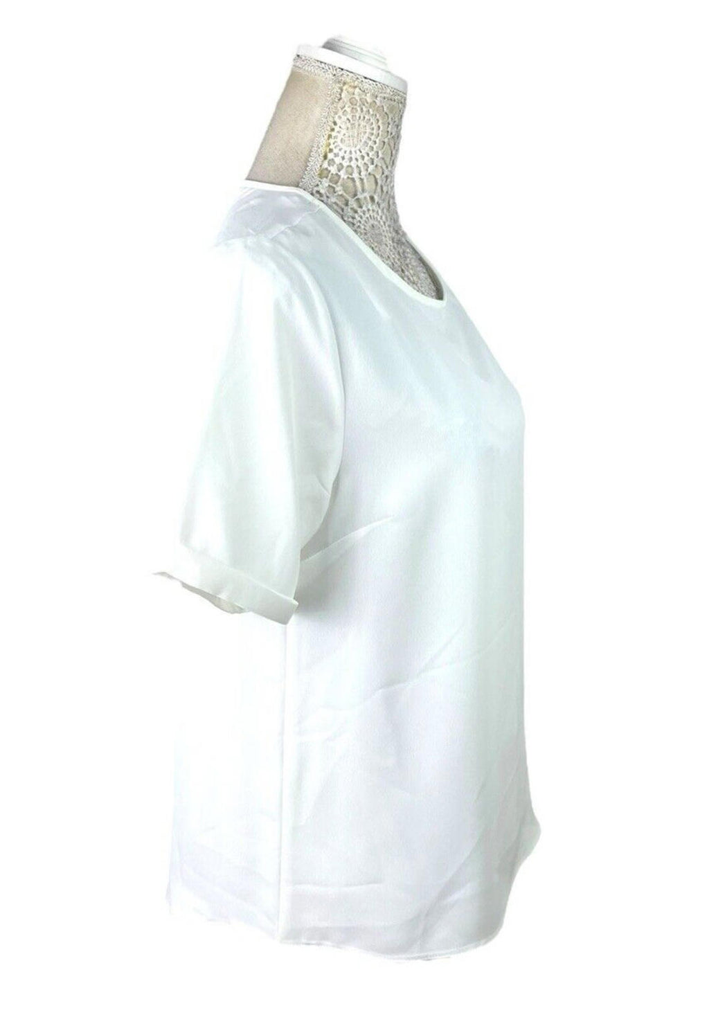 Primark White T-Shirt Blouse Lightweight Women’s UK Size 12