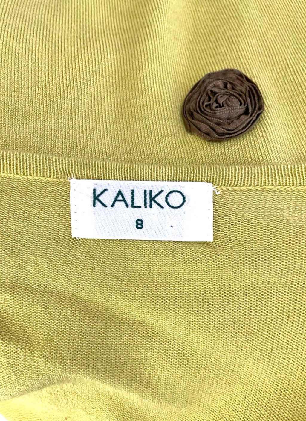 Kaliko Textured Jumper Dotted 3/4 Sleeve Women’s UK Size 8