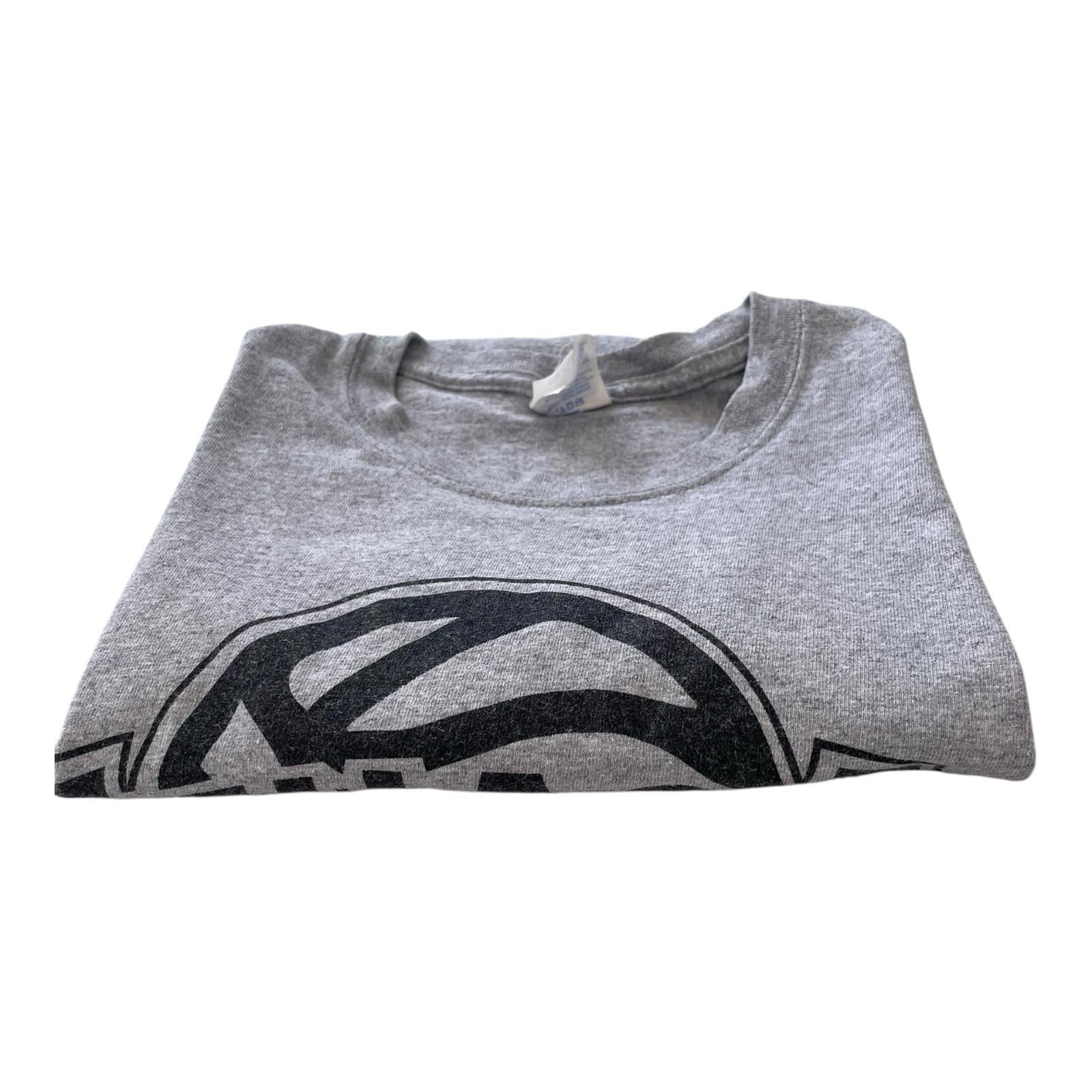 Ithaca Elite Basketball Club T-Shirt Men's Size S Grey Crew Neck Graphic Print