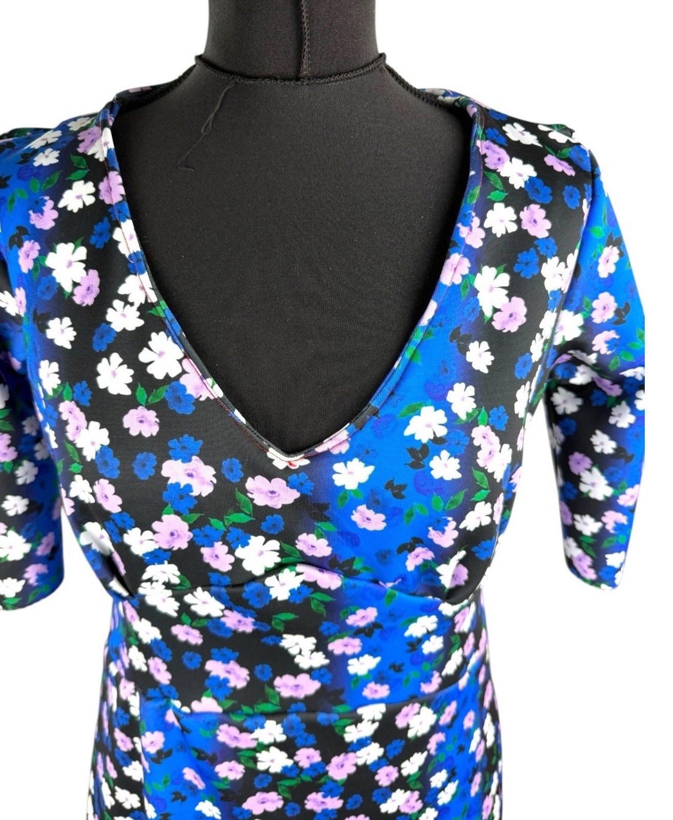 Your A Superstar Floral Aline Dress Short Sleeve Summer Women’s UK Size M