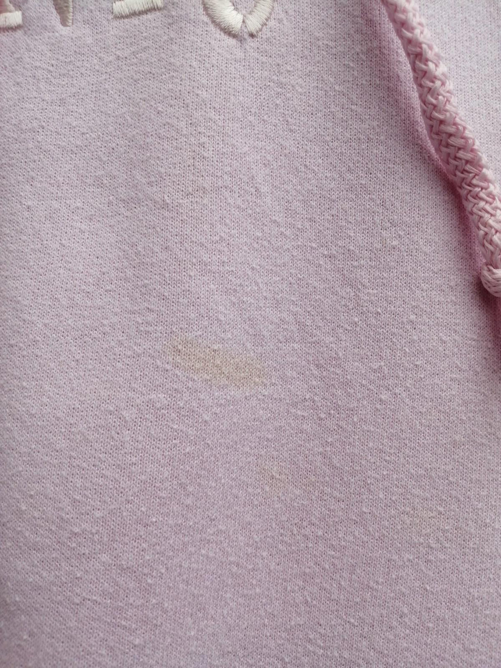 New York City Embroidered Hoodie Men's Size M Pink Jersey Hooded Pockets Sports