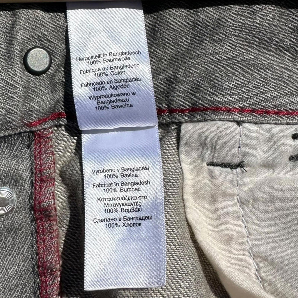 Next Florida Shorts Men's UK Size 30" W Grey Denim Slim Summer Button Up Pockets