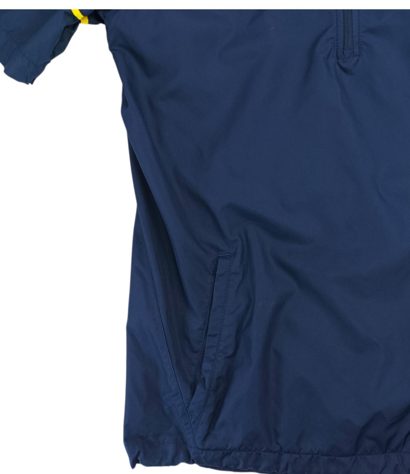 Jordan Michigan Wolverines Jacket Men's UK Size S Blue Short Sleeve Basketball