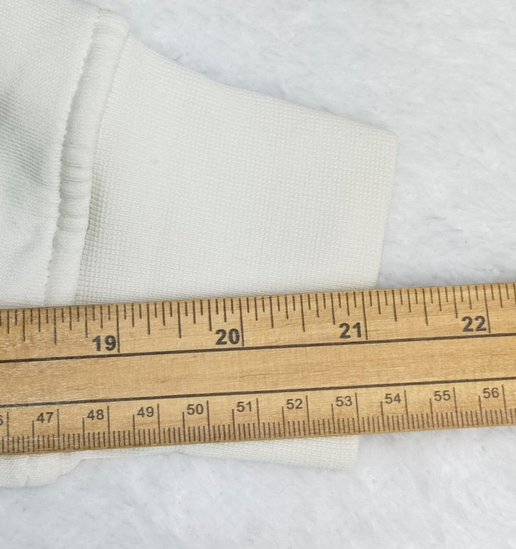 The Couture Club Hoodie Men's UK Size S White Jersey  Pockets Logo Embroidered