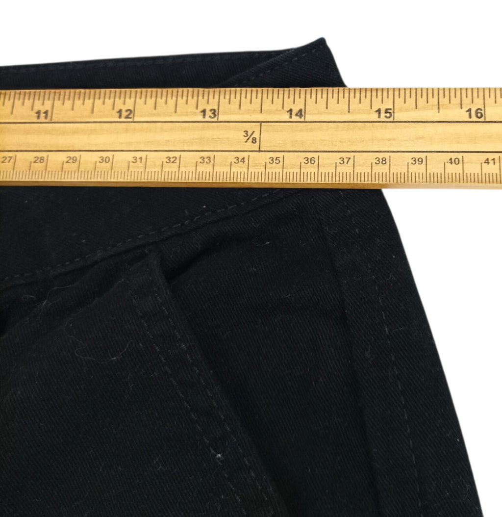 Michelle Keegan Cargo Jeans Women's UK Size 10 Black 100% Cotton Pockets Zip