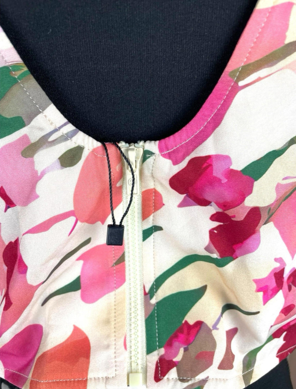 Ravi Famous Boned Croptop Floral Women’s UK Size 16