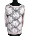 Atmosphere Floral Lace Blouse Top Women’s UK Size 8 Dusky Pink 3/4 Sleeve