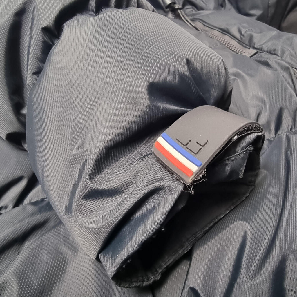 Lorenzo Veratti Puffer Jacket Men's UK Size M Black Windbreaker Down Coat Zip