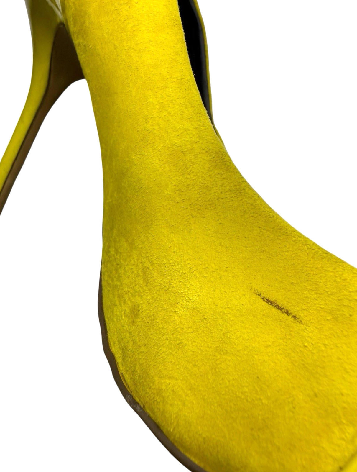 River Island Yellow Shoes Stiletto Pointed Toe Women’s UK Size 6
