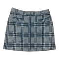 Peacocks Black Tartan Print Mini Skirt Aline Mock Pocket Women’s UK Size 14